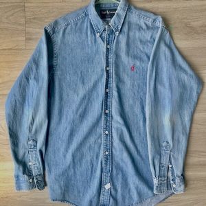 Vintage Polo Ralph Lauren Denim Button Up Shirt